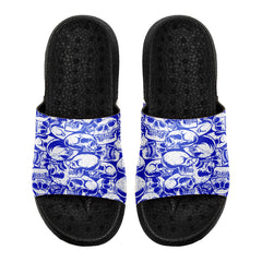 Kundenspezifische Basketball Hausschuhe mit zusätzlichen Mustern, Name Nummer Logo