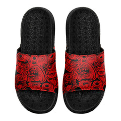 Kundenspezifische Basketball Hausschuhe mit zusätzlichen Mustern, Name Nummer Logo