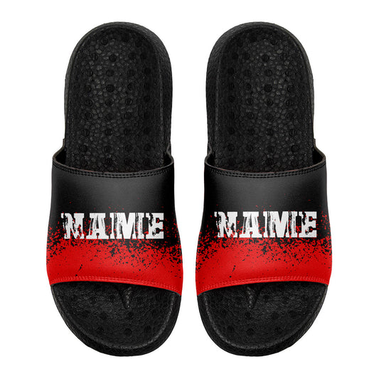 Kundenspezifische Basketball Hausschuhe mit zusätzlichen Mustern, Name Nummer Logo