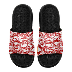 Kundenspezifische Basketball Hausschuhe mit zusätzlichen Mustern, Name Nummer Logo