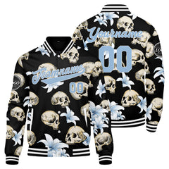 Benutzerdefinierte Lilie Varsity-Jacke. Letterman-Jacke für Männer, Frauen und Jugendliche