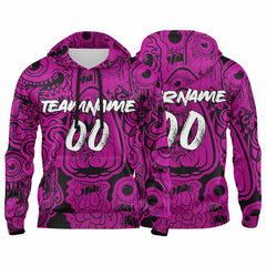 Benutzerdefinierter Sweatshirt-Hoodie für Mann, Frau, Mädchen, Junge. Drucken Sie Ihr Logo, Ihren Namen und Ihre Nummer Rose