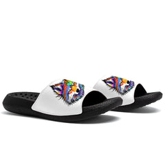 Kundenspezifische Basketball Hausschuhe mit zusätzlichen Mustern, Name Nummer Logo