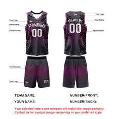 Benutzerdefinierter Grau Schwarz Basketball Jersey Uniform Anzug gedruckt Ihr Logo Name Nummer