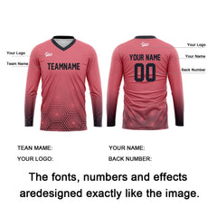 Kundenspezifisches Dunkelgrau Lichtrosa Basketball Fußball Schießen langes T-Shirt für Erwachsene und Kinder