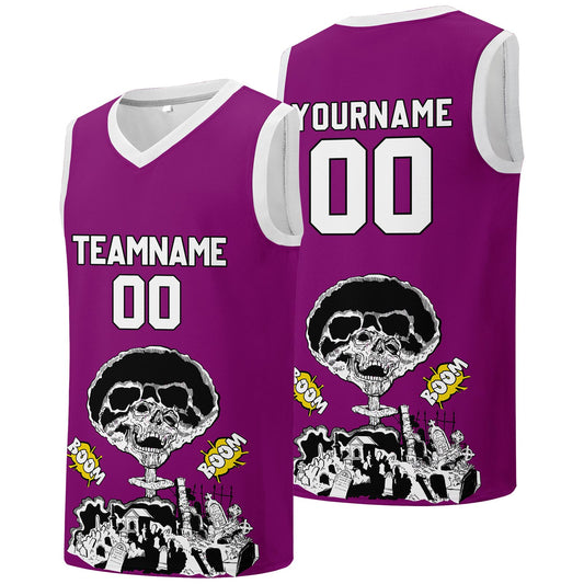 Individuelle Basketball-Jersey für Männer und Frauen. Gestickter und gedruckter Name, Nummer und Logo