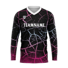 Kundenspezifisches Rose Basketball Fußball Schießen langes T-Shirt für Erwachsene und Kinder