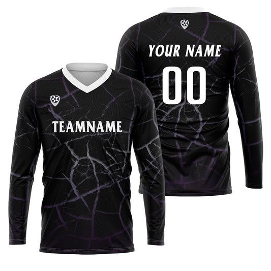 Kundenspezifisches Lila Basketball Fußball Schießen langes T-Shirt für Erwachsene und Kinder