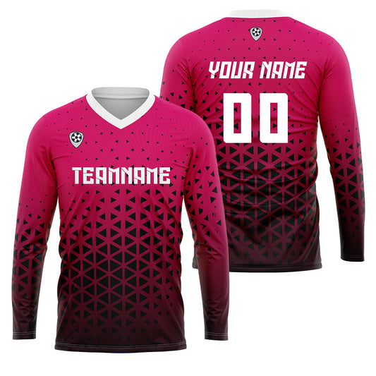 Kundenspezifisches Weiß Rose Basketball Fußball Schießen langes T-Shirt für Erwachsene und Kinder