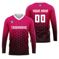 Kundenspezifisches Weiß Rose Basketball Fußball Schießen langes T-Shirt für Erwachsene und Kinder