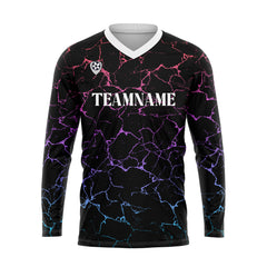 Kundenspezifisches Schwarz Weiß Rosa Basketball Fußball Schießen langes T-Shirt für Erwachsene und Kinder