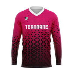 Kundenspezifisches Weiß Rose Basketball Fußball Schießen langes T-Shirt für Erwachsene und Kinder