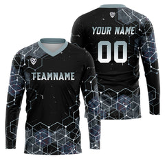 Kundenspezifisches Asche Basketball Fußball Schießen langes T-Shirt für Erwachsene und Kinder