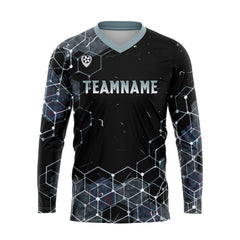 Kundenspezifisches Asche Basketball Fußball Schießen langes T-Shirt für Erwachsene und Kinder