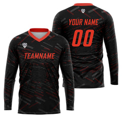 Kundenspezifisches Rot Weiß Basketball Fußball Schießen langes T-Shirt für Erwachsene und Kinder