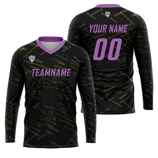 Kundenspezifisches Gelb Lila Basketball Fußball Schießen langes T-Shirt für Erwachsene und Kinder