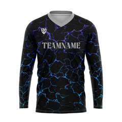 Kundenspezifisches Schwarz Grau Basketball Fußball Schießen langes T-Shirt für Erwachsene und Kinder