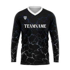 Kundenspezifisches Schwarz Weiß Basketball Fußball Schießen langes T-Shirt für Erwachsene und Kinder