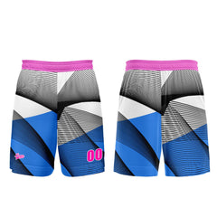 Benutzerdefinierter Blau Rosa Basketball Jersey Uniform Anzug gedruckt Ihr Logo Name Nummer