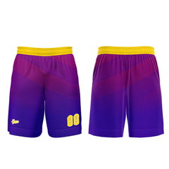 Benutzerdefinierter Lila Basketball Jersey Uniform Anzug gedruckt Ihr Logo Name Nummer