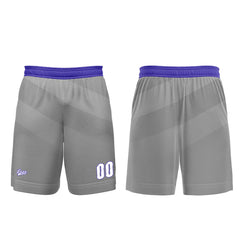 Benutzerdefinierter Grau Basketball Jersey Uniform Anzug gedruckt Ihr Logo Name Nummer