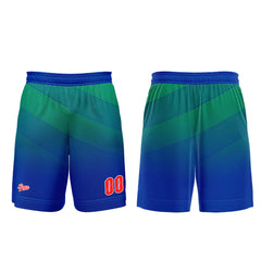 Benutzerdefinierter Blau Basketball Jersey Uniform Anzug gedruckt Ihr Logo Name Nummer