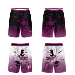 Benutzerdefinierte Rose Reversible Basketball Jersey Personalisierte Print Name Nummer Logo