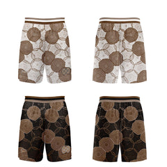 Benutzerdefinierte Braun Reversible Basketball Jersey Personalisierte Print Name Nummer Logo