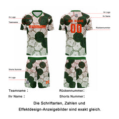 Benutzerdefinierte Dunkel Grün Rot Trikots für Männer Frauen Personalisierte Fußball Uniformen für Erwachsene und Kind