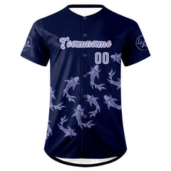 Benutzerdefiniert Dunkellila Lichtlila Personalisierter Baseball Jersey mit Farbverlauf Team Uniform mit Namen und Nummer