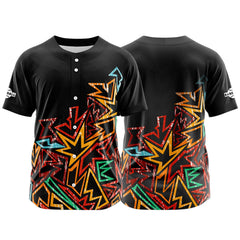 Benutzerdefiniert Schwarz Baseball Uniformen Drucken für Jungs Mädchen und Kinder Machen Ihr Team Mehr Vielfältig