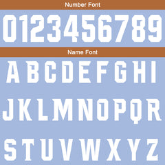 Benutzerdefinierte Hellblau Braun Fußball Gradient Polo-Shirts Fügen Sie Ihr Einzigartiges hinzu Logo/Name/Nummer