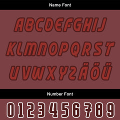 Maßgeschneiderte Schwarz Rot Letterman Varsity Jacket Individuelle Stickerei Druck nach Ihrem Wunsch