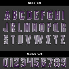 Benutzerdefinierte Schwarz Tief Lila Trikots für Männer Frauen Personalisierte Fußball Uniformen für Erwachsene und Kind