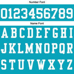 Benutzerdefinierte Aqua Weiß Fußball Gradient Polo-Shirts Fügen Sie Ihr Einzigartiges hinzu Logo/Name/Nummer