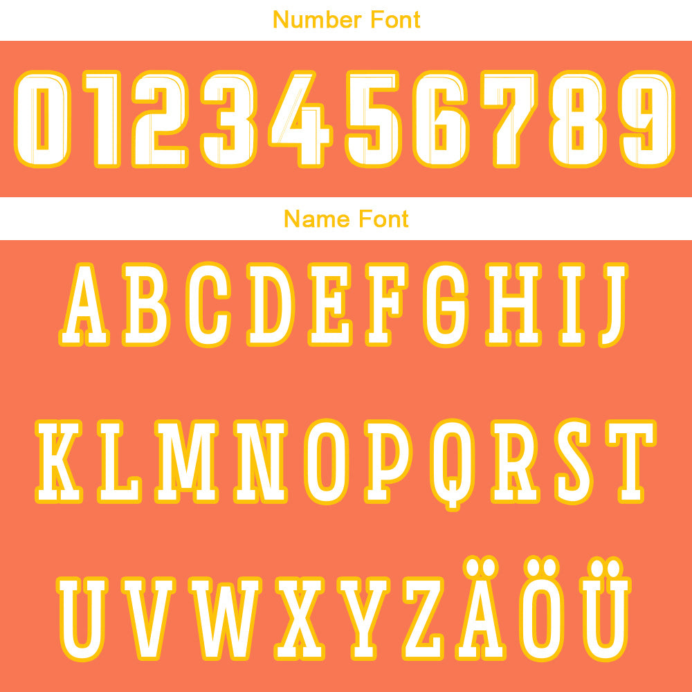 Benutzerdefinierte Orange Weiß Gelb Reversible Basketball Jersey Personalisierte Drucken Name Nummer Logo