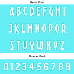 Benutzerdefinierte Cyan Reversibel Fußball Trikot Personalisierte Gradient Fußball Shirts für Männer gedruckt Team Name Nummer Logo