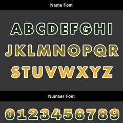 Benutzerdefinierter Gelb Grün Basketball Jersey Uniform Anzug gedruckt Ihr Logo Name Nummer