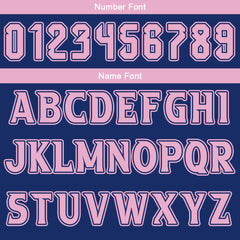 Benutzerdefinierte Marine Rosa Reversible Basketball Jersey Personalisierte Drucken Name Nummer Logo