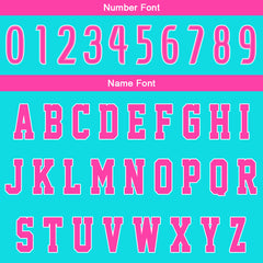 Benutzerdefinierter Cyan Rosa Basketball Jersey Uniform Anzug gedruckt Ihr Logo Name Nummer
