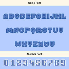 Maßgeschneiderte Blau Weiß Letterman Varsity Jacket Individuelle Stickerei Druck nach Ihrem Wunsch