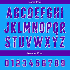 Benutzerdefinierte Blau Lila Reversibel Fußball Trikot Personalisierte Gradient Fußball Shirts für Männer gedruckt Team Name Nummer Logo