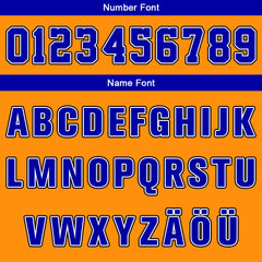 Benutzerdefinierter Orange Weiß Blau Basketball Jersey Uniform Anzug gedruckt Ihr Logo Name Nummer
