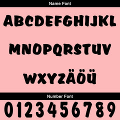 Benutzerdefiniert Rosa Schwarz Personalisierter Baseball Jersey mit Farbverlauf Team Uniform mit Namen und Nummer