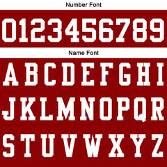 Benutzerdefinierte Burgund Weiß Fußball Gradient Polo-Shirts Fügen Sie Ihr Einzigartiges hinzu Logo/Name/Nummer