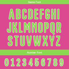 Benutzerdefinierte Rosa Grün Reversibel Fußball Trikot Personalisierte Gradient Fußball Shirts für Männer gedruckt Team Name Nummer Logo