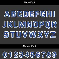 Benutzerdefinierte Grau Blau Fußball Trikots für Männer Frauen Personalisierte Fußball Uniformen für Erwachsene und Kind