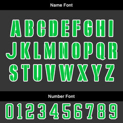 Benutzerdefinierter Grün Basketball Jersey Uniform Anzug gedruckt Ihr Logo Name Nummer