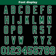 Benutzerdefinierte Schwarz Grün Reversibel Genäht Fußball Trikot Personalisierte Fußball Shirts für Männer gedruckt Team Name Nummer Logo