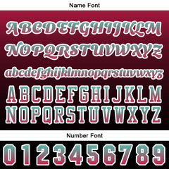 Benutzerdefiniert Schwarz Rot Baseball Uniformen Drucken für Jungs Mädchen und Kinder Machen Ihr Team Mehr Vielfältig